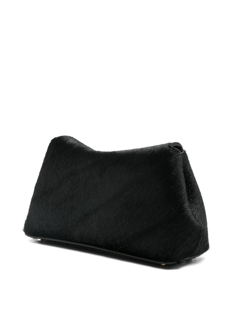TOTEME pony hair T-lock clutch outlook