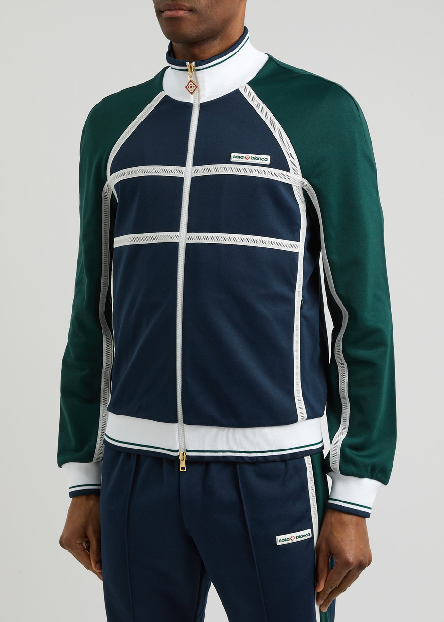 Casablanca Logo Panelled Jersey Track Jacket - 2