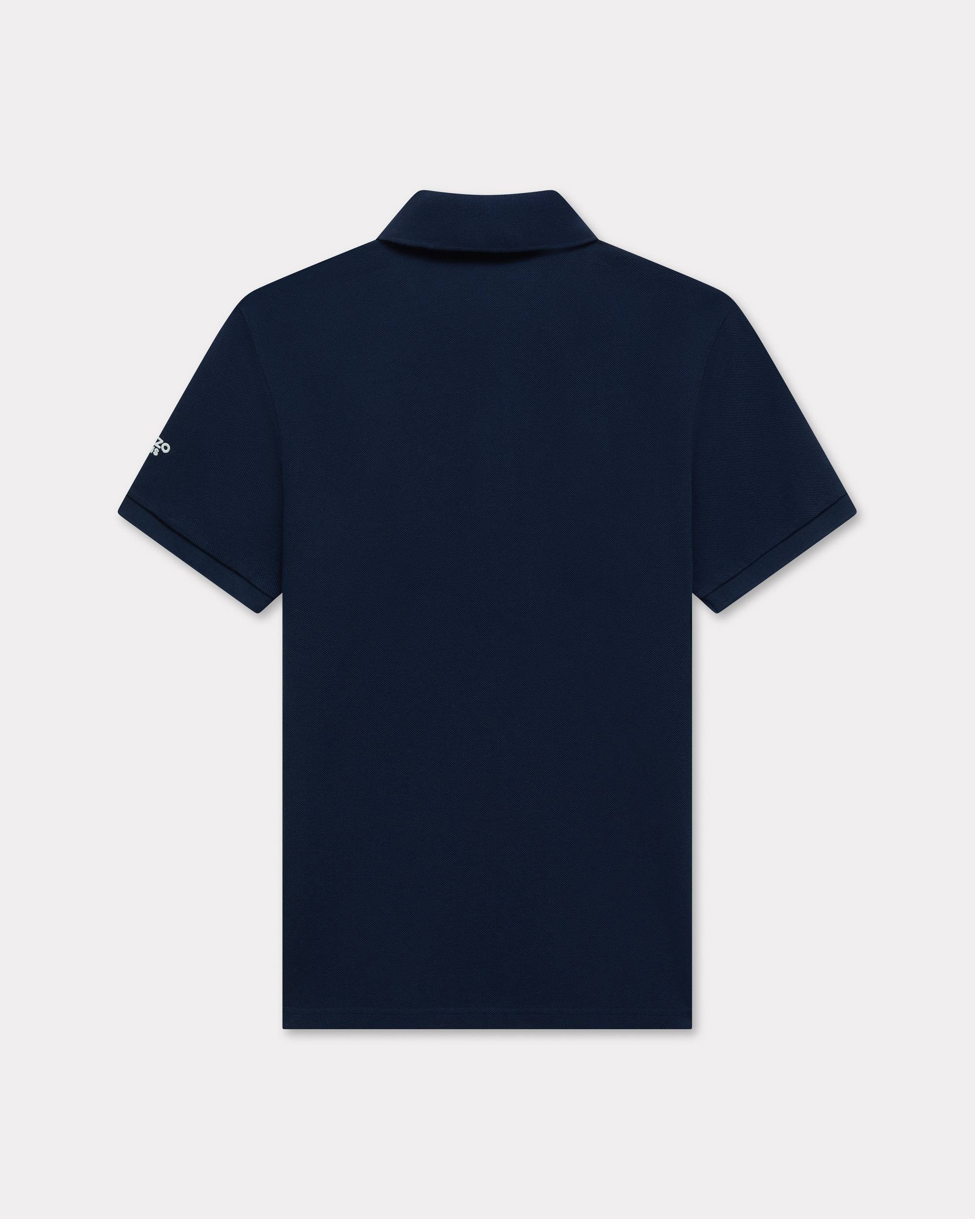 'KENZO Elephant Logo' embroidered slim polo in cotton - 2