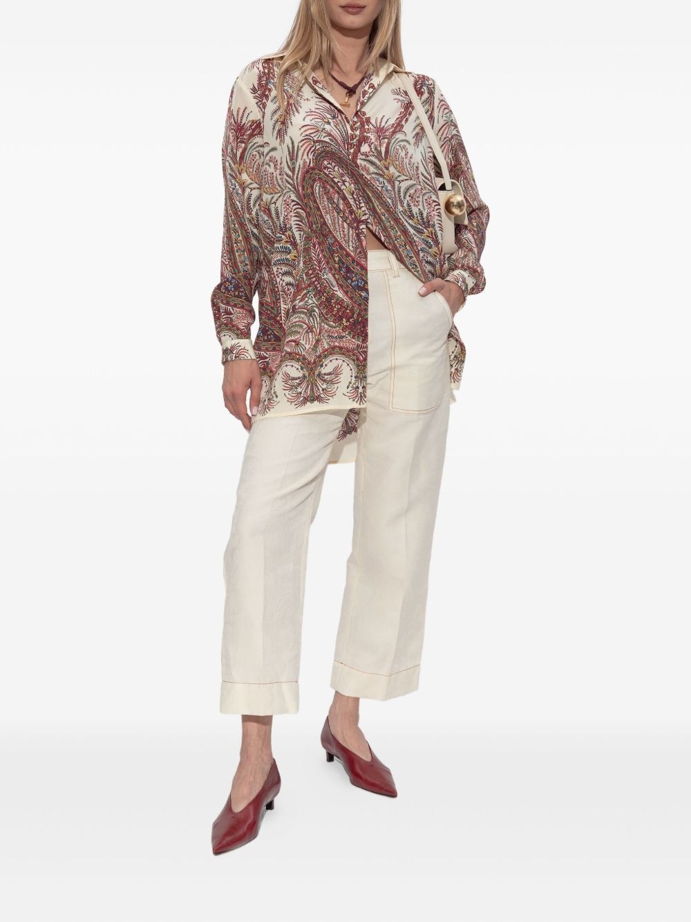 paisley-print shirt - 2