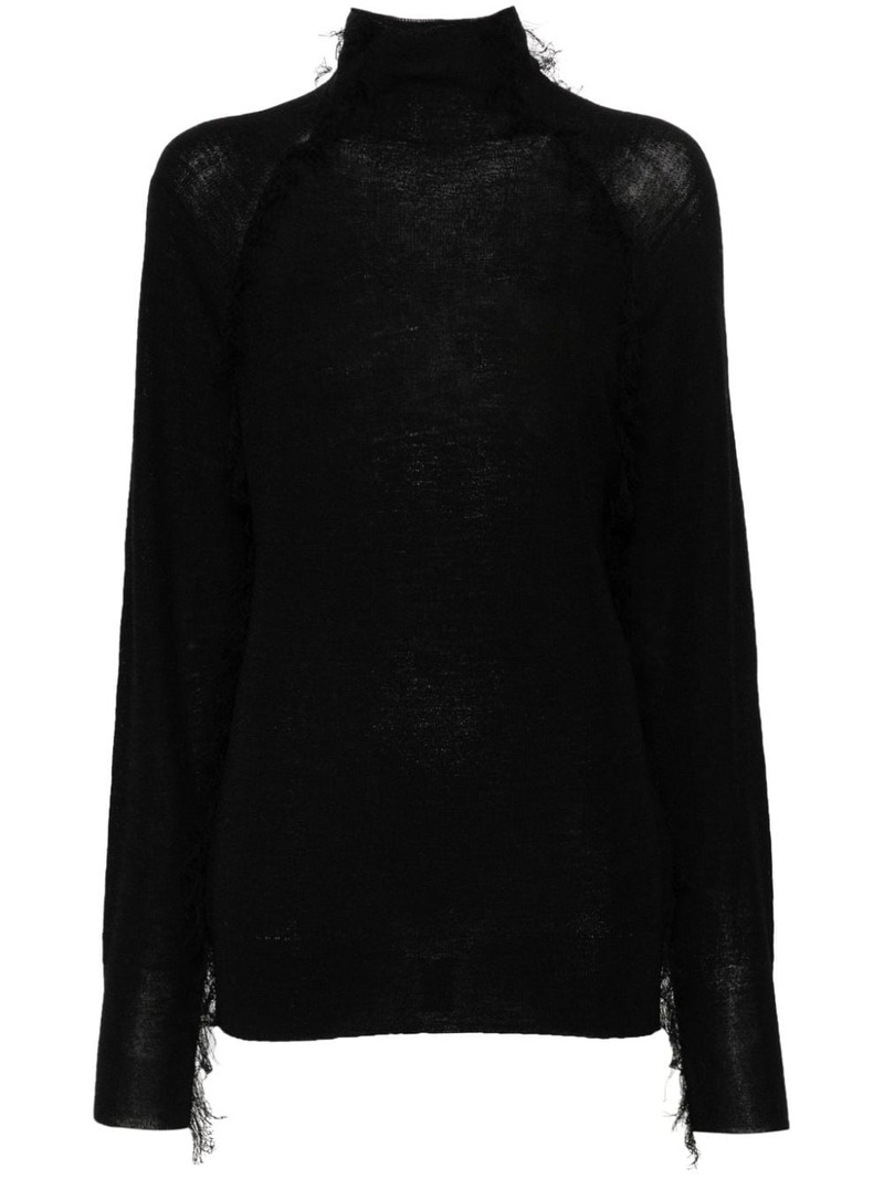 Kivu frayed-detail jumper 1