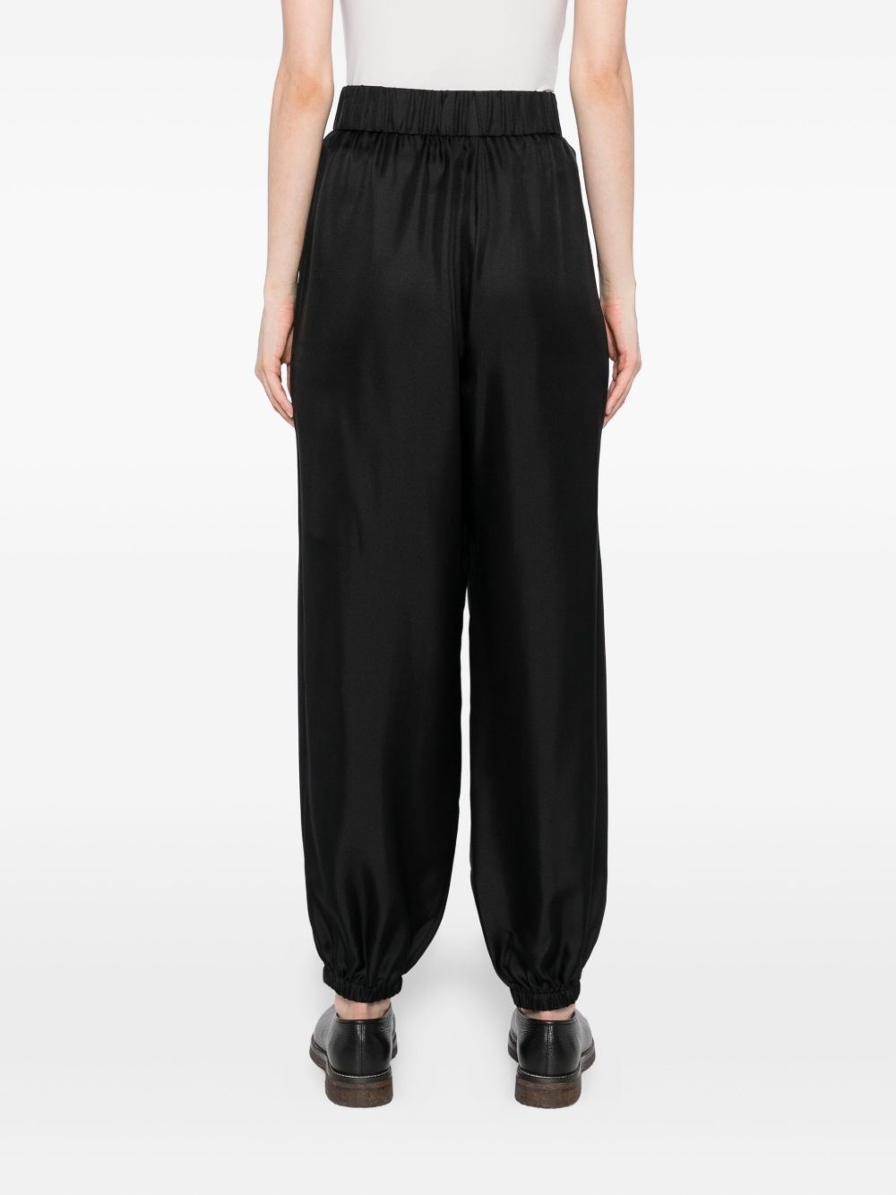 silk cropped  trousers - 4