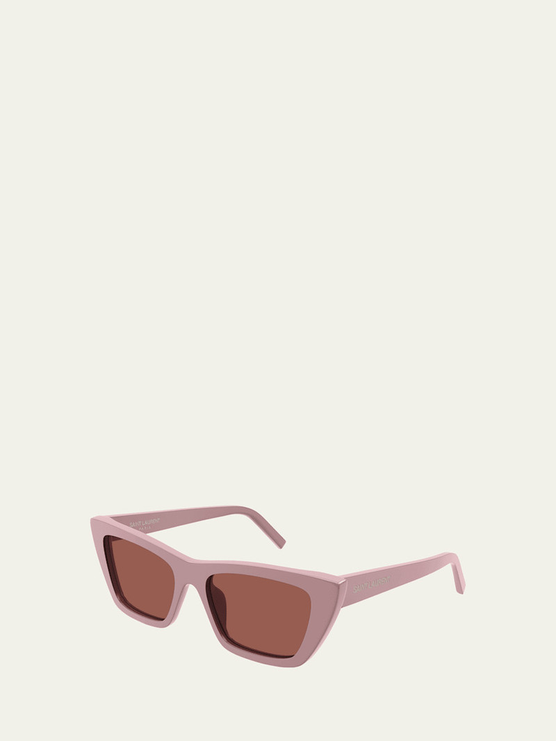 SAINT LAURENT Cat-Eye Acetate Sunglasses outlook