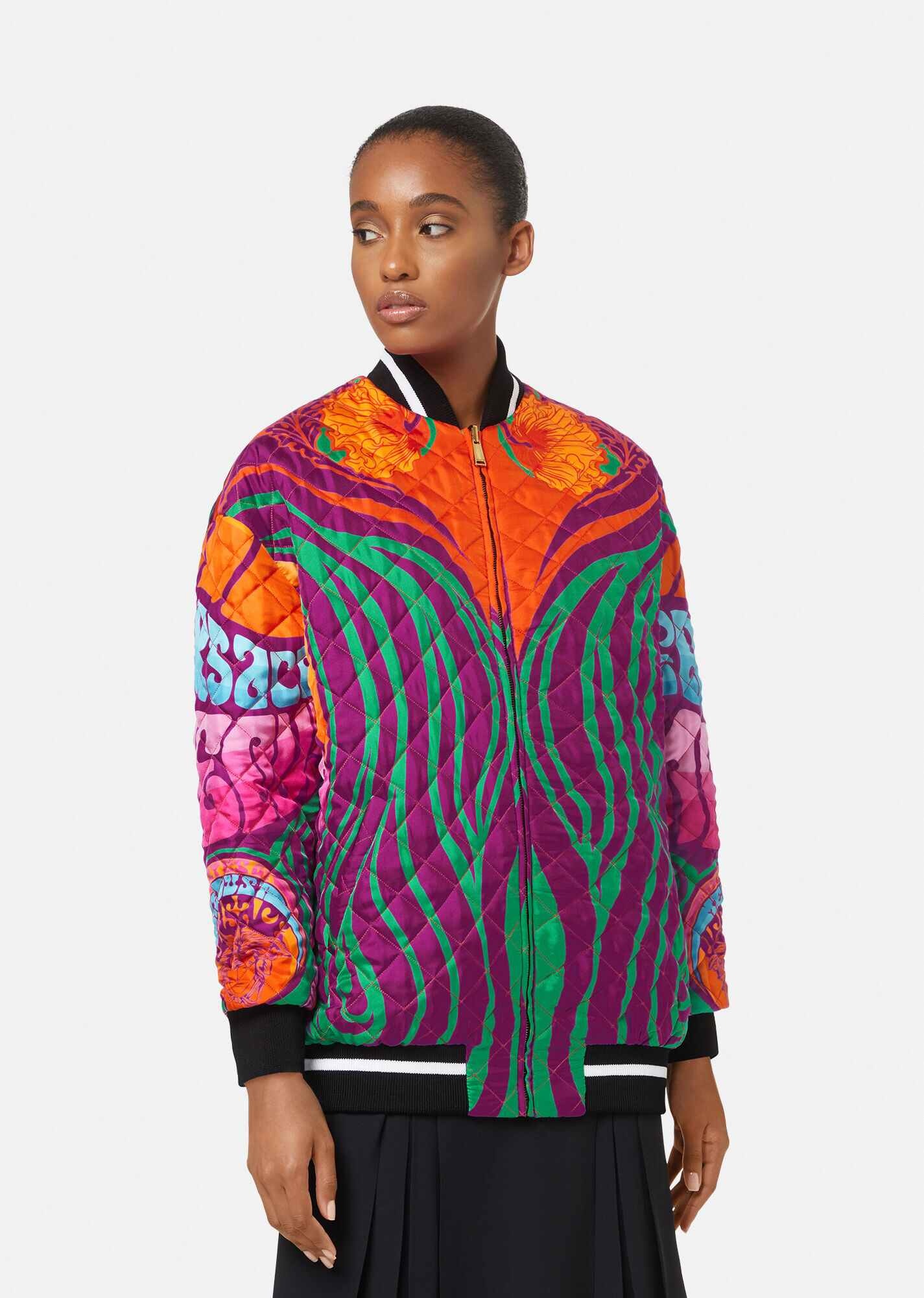 Reversible Medusa Music Silk Jacket - 2