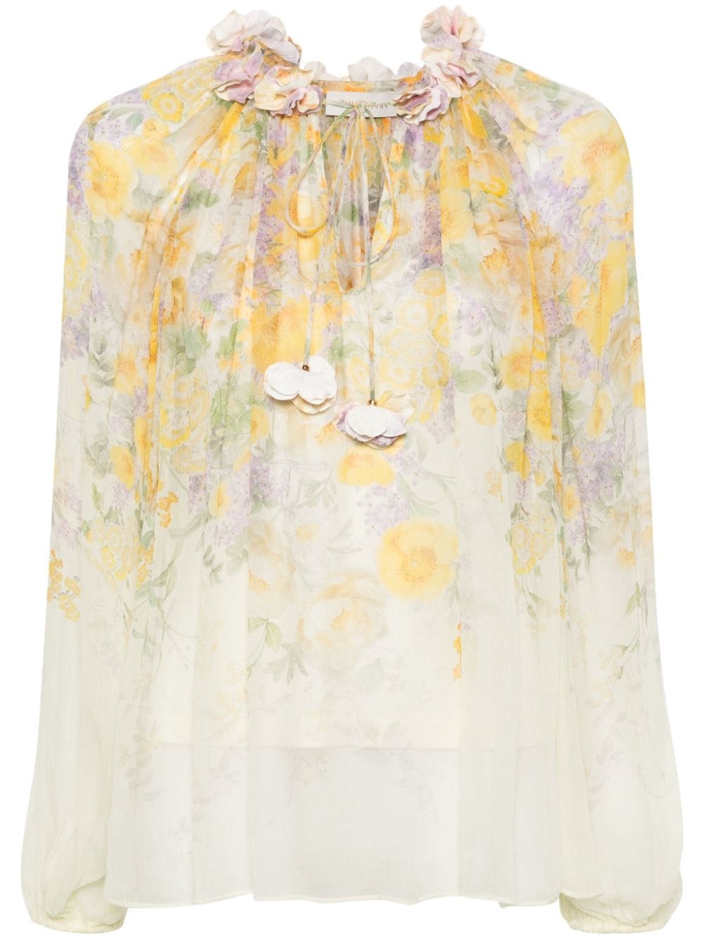 Harmony Billow floral-print blouse - 1