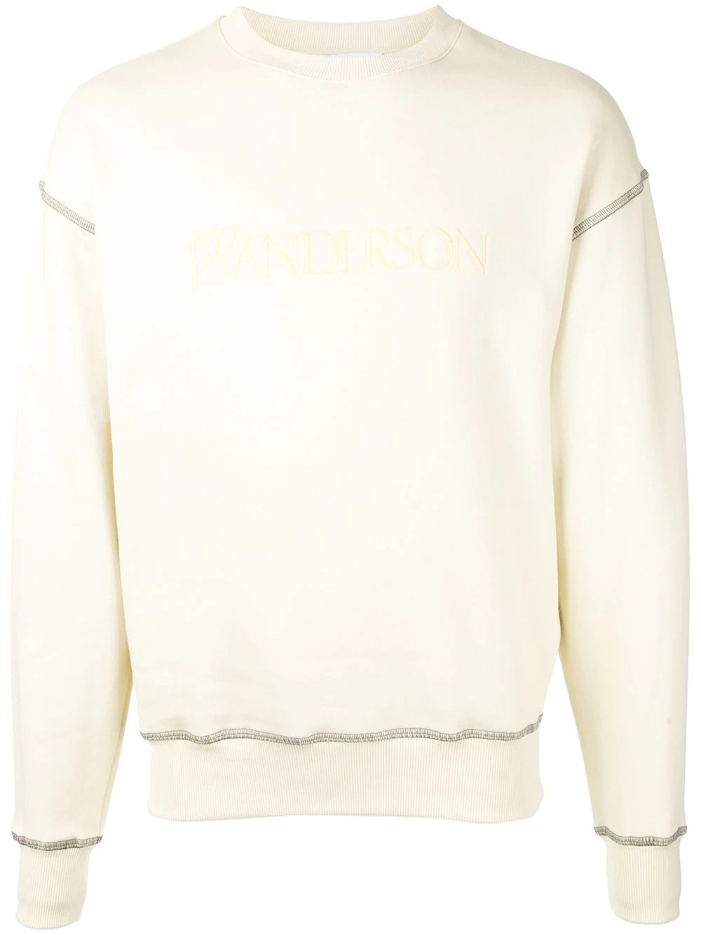 embroidered-logo sweatshirt - 1