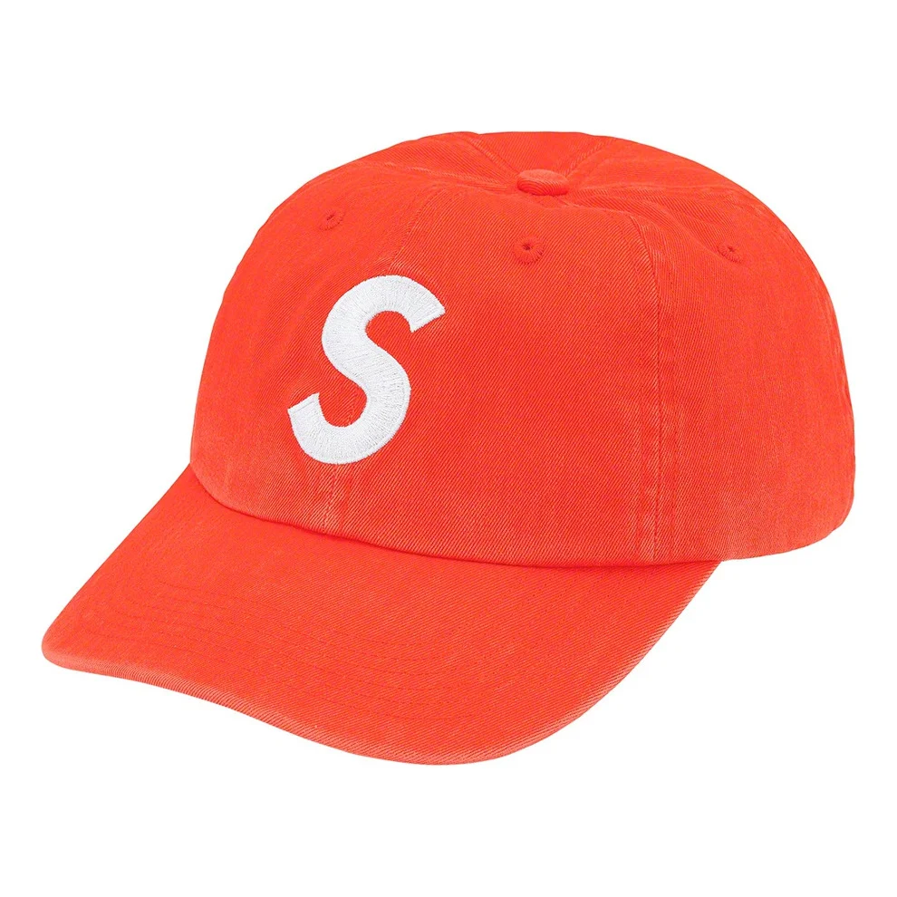 Supreme Pigment Print S Logo 6-Panel 'Orange White' SUP-FW22-1017 - 1