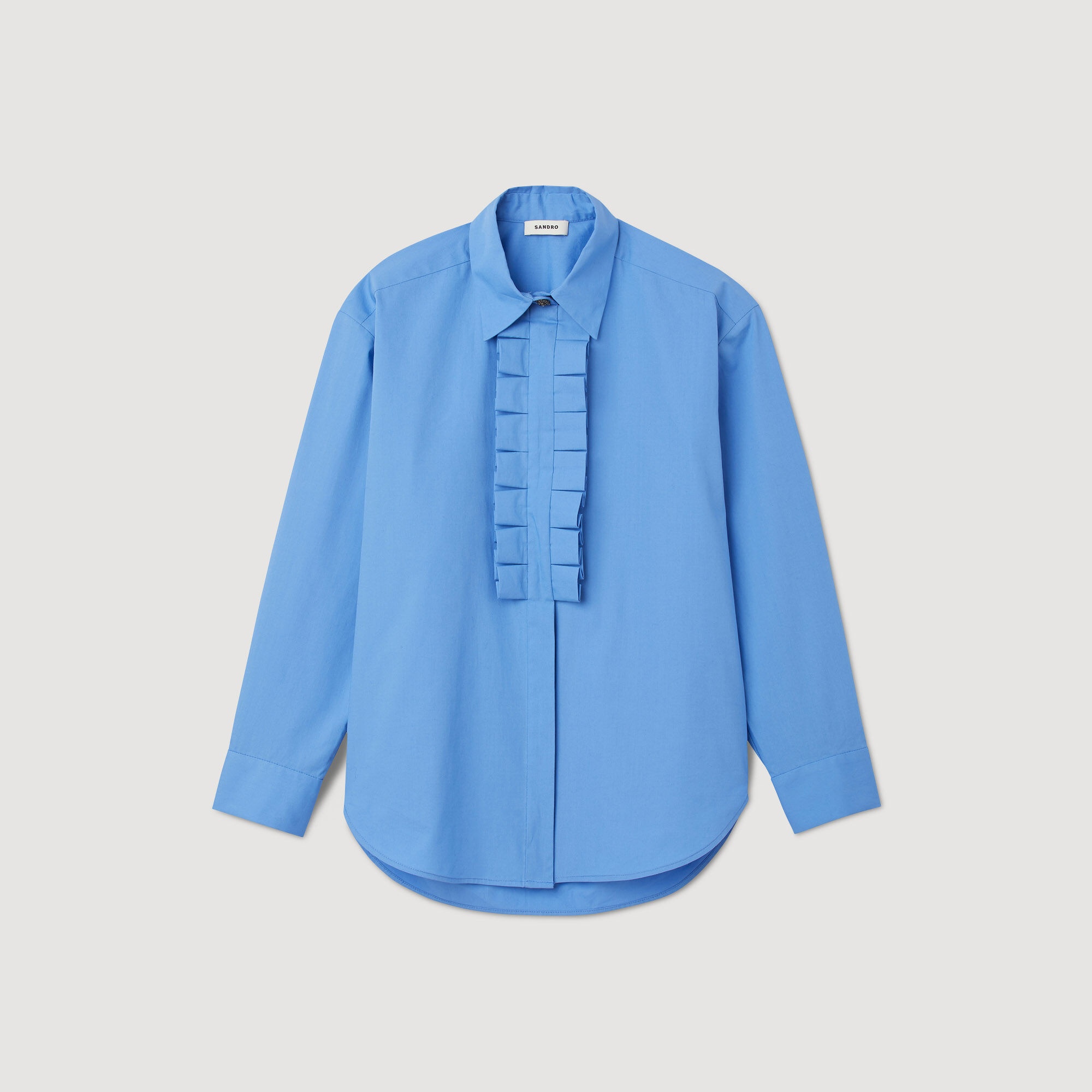 FRILLED COLLAR SHIRT - 1