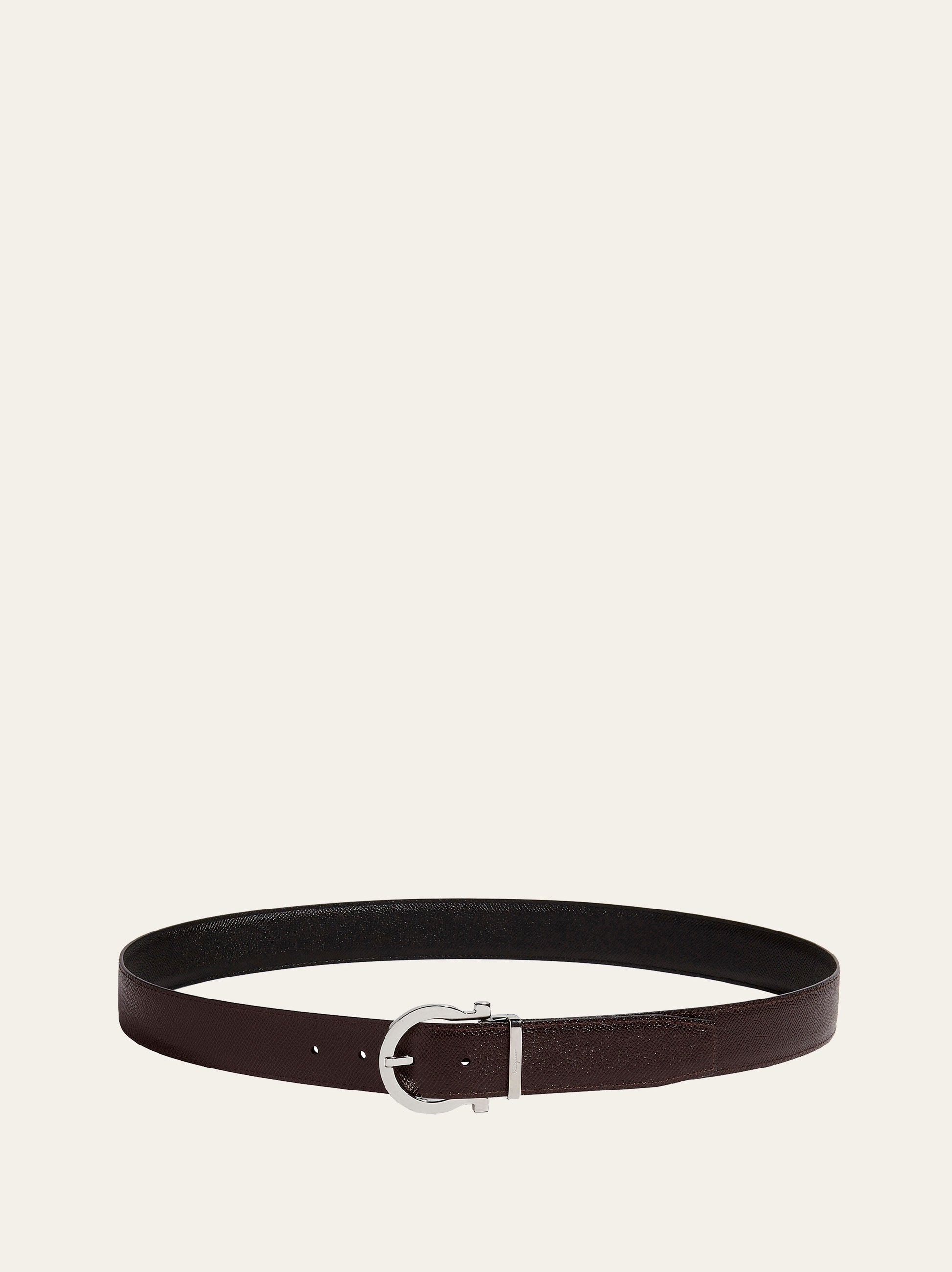 Reversible and adjustable Gancini belt - 3