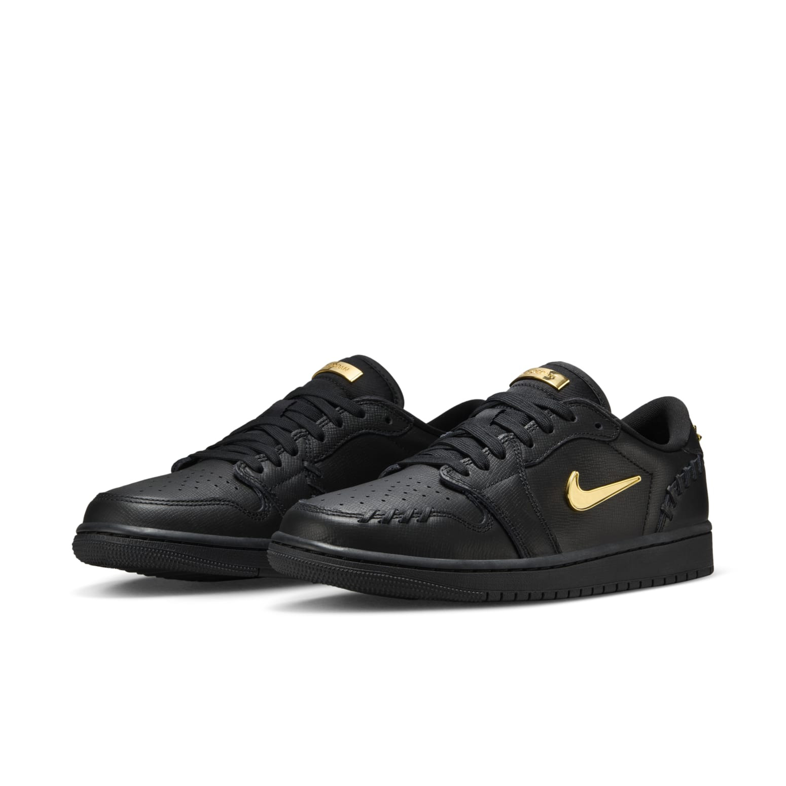 (WMNS) Air Jordan 1 Low Method of Make 'Black Metallic Gold' FN5032-007 - 2