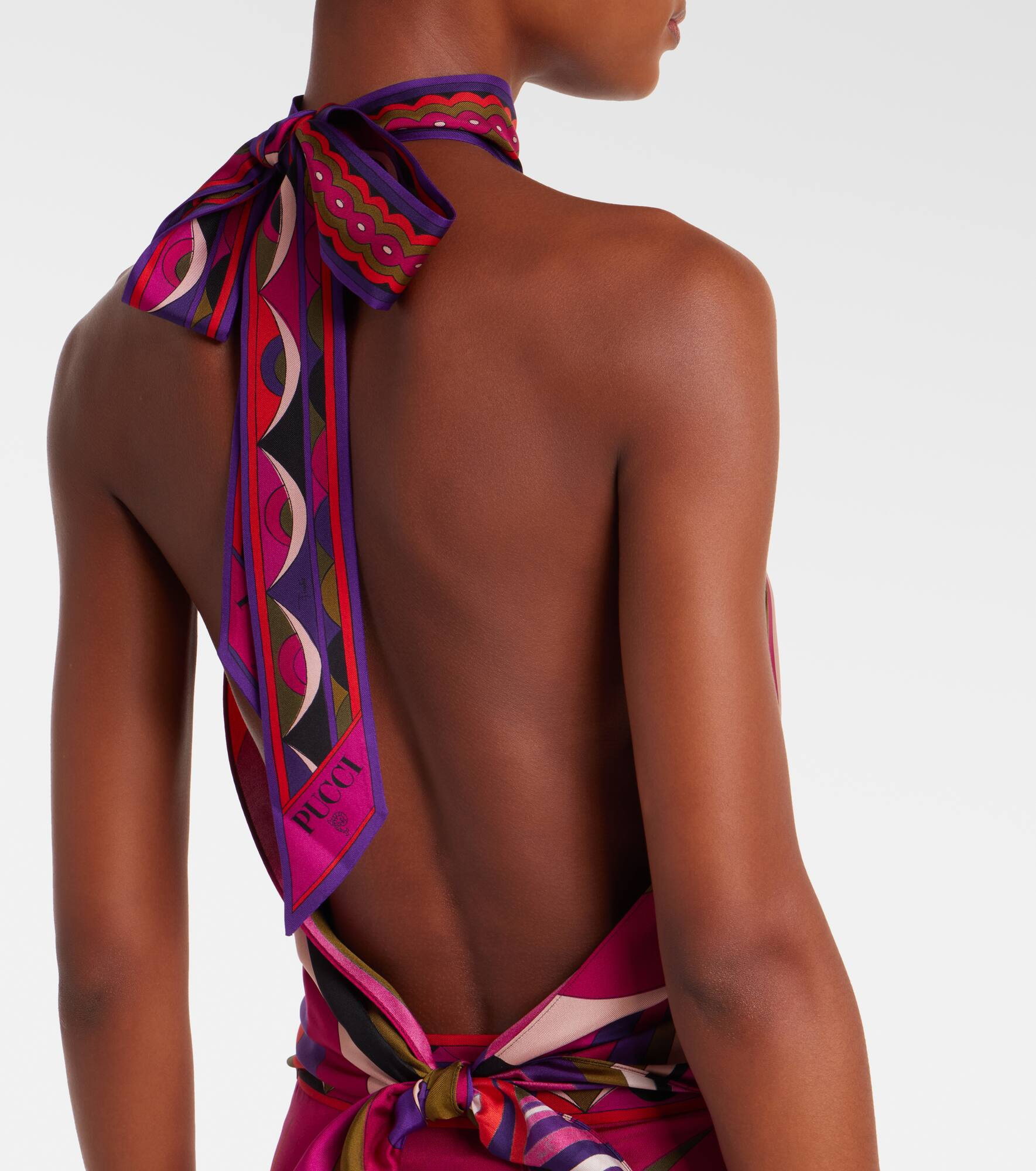 Iride silk satin top - 5