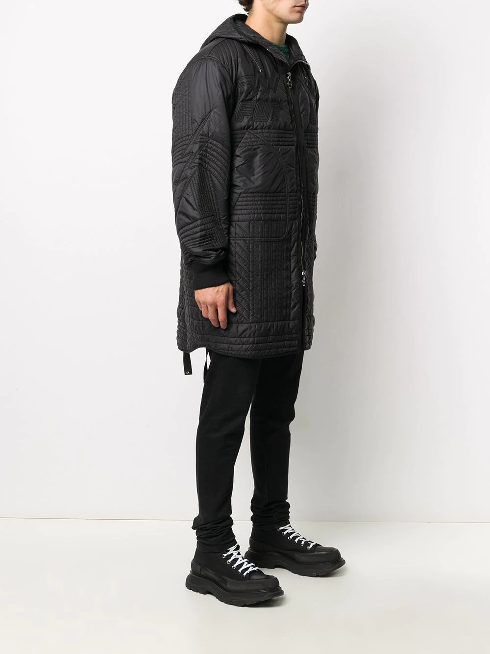 padded duffle coat - 3