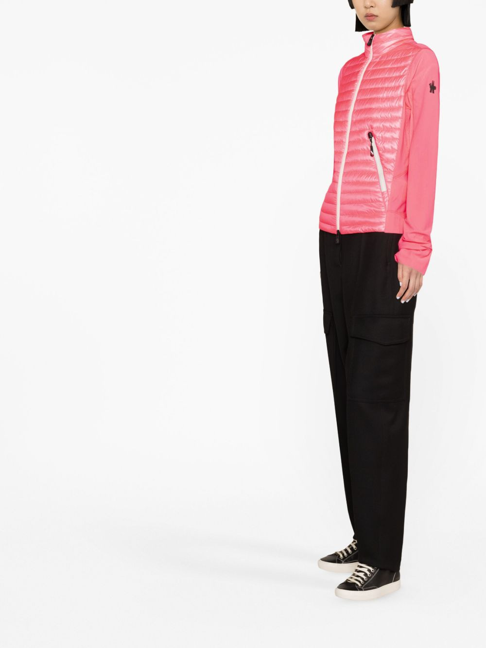 Padded Zip-Up Sweatshirt - 4