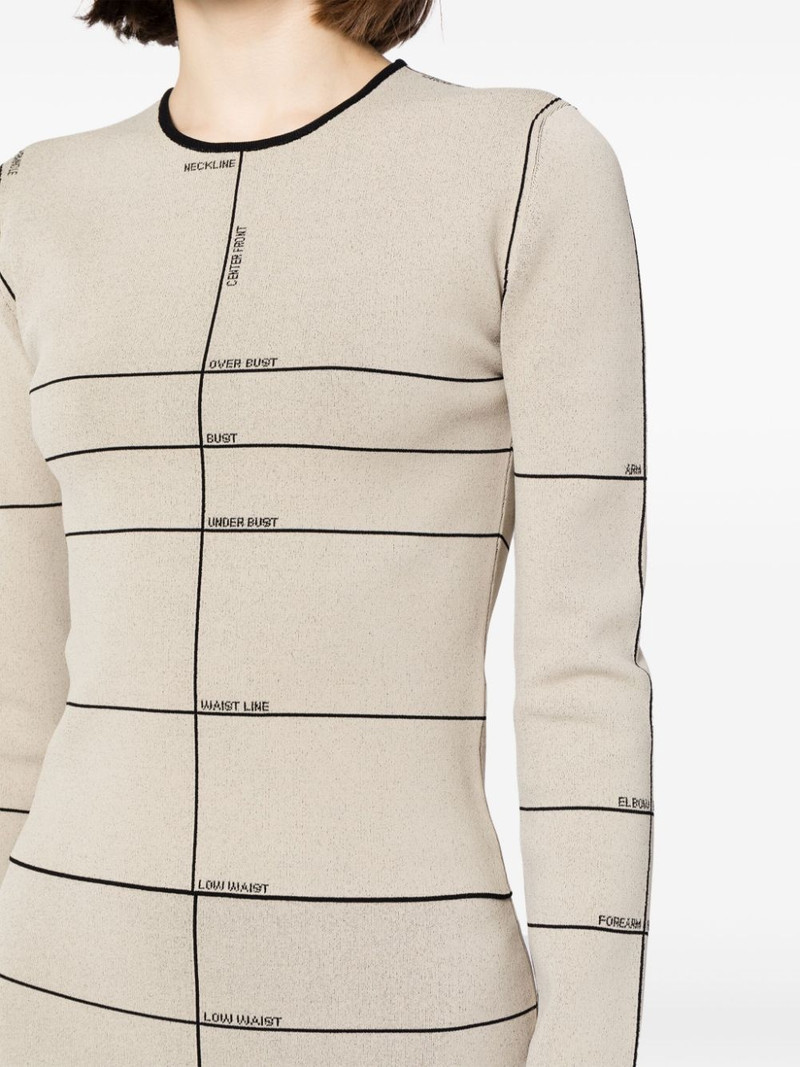 intarsia-knit long-sleeved top 5