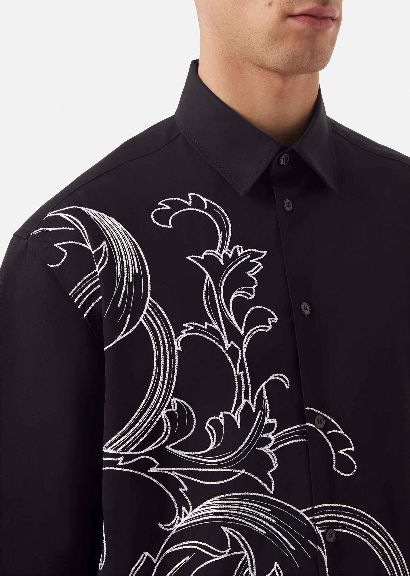 Barocco Embroidered Shirt - 5