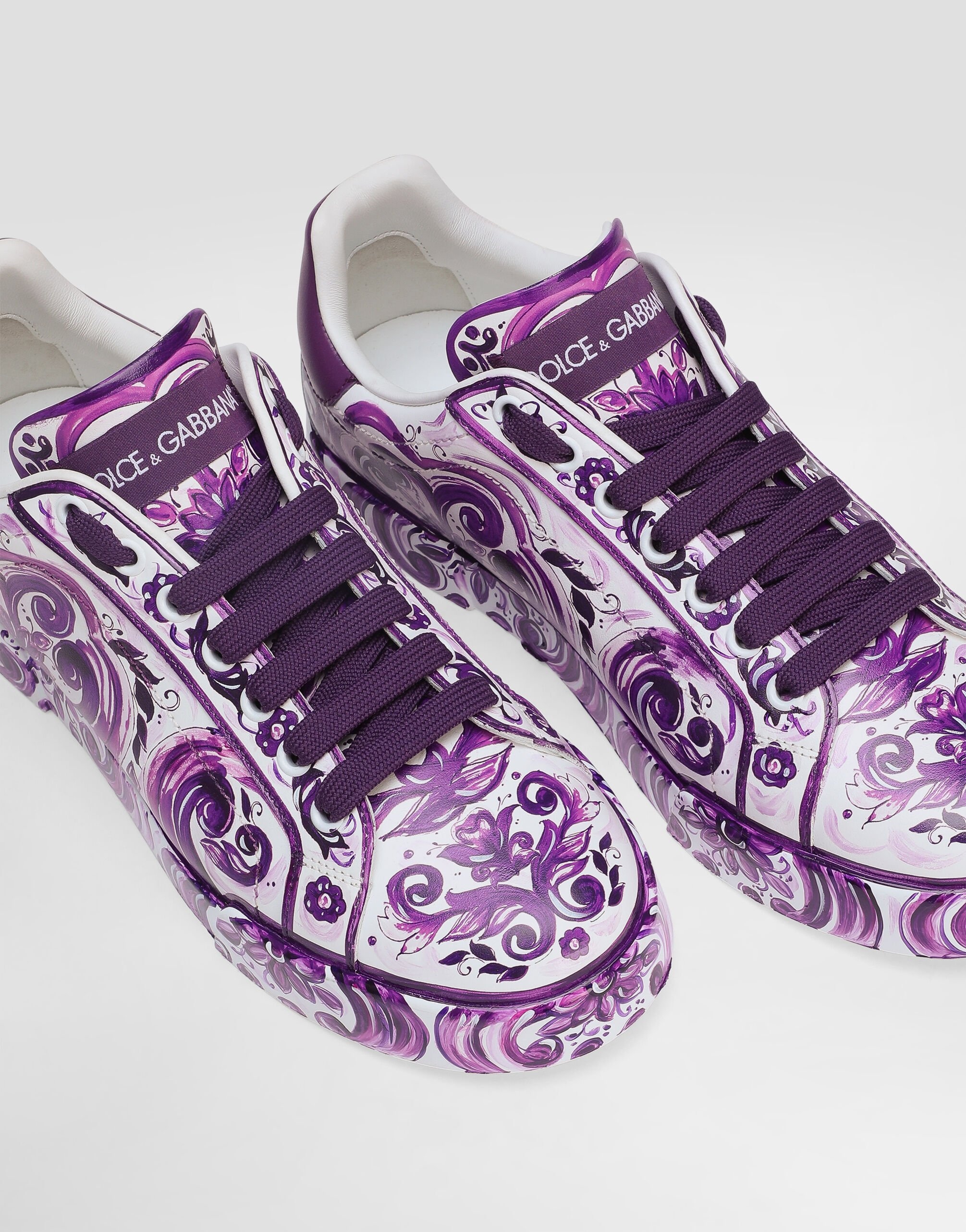 Majolica-print Portofino light strobel sneaker - 4