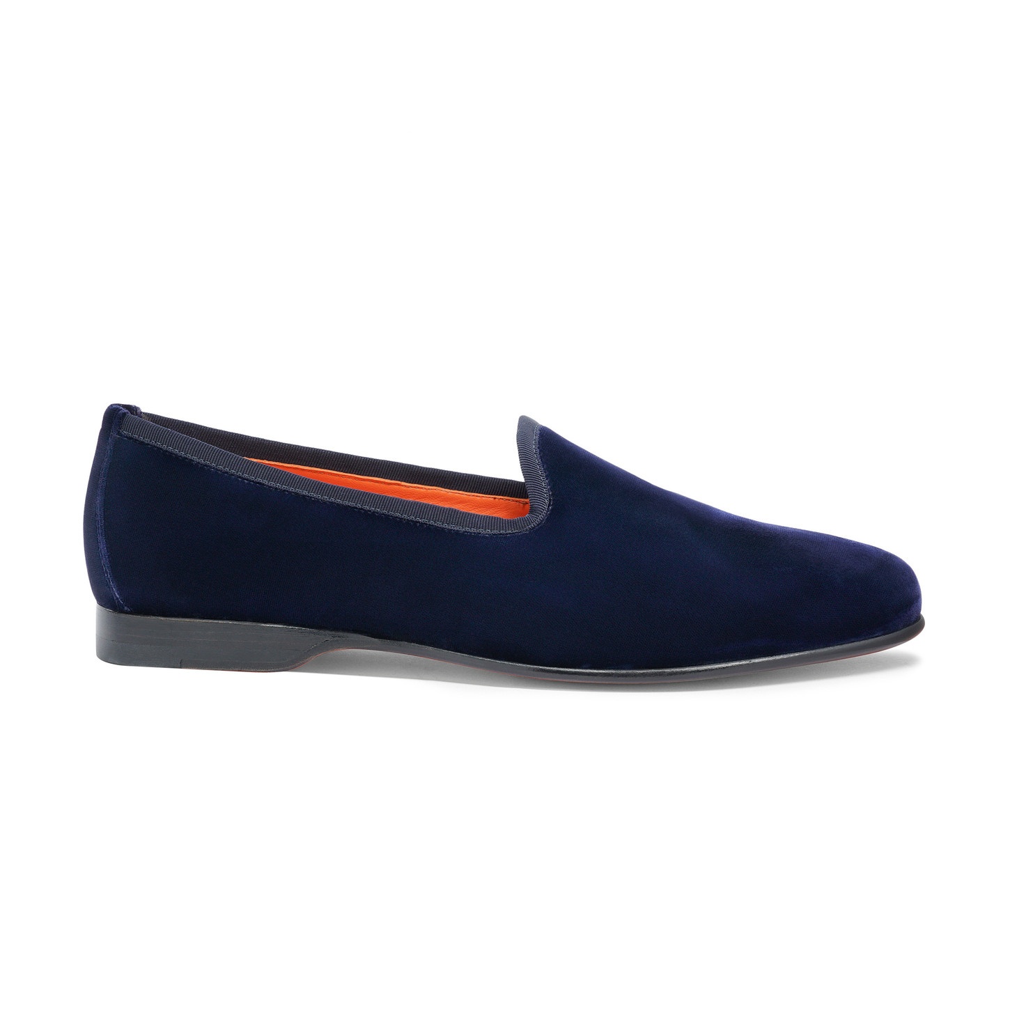 Men's blue suede Andrea loafer - 1