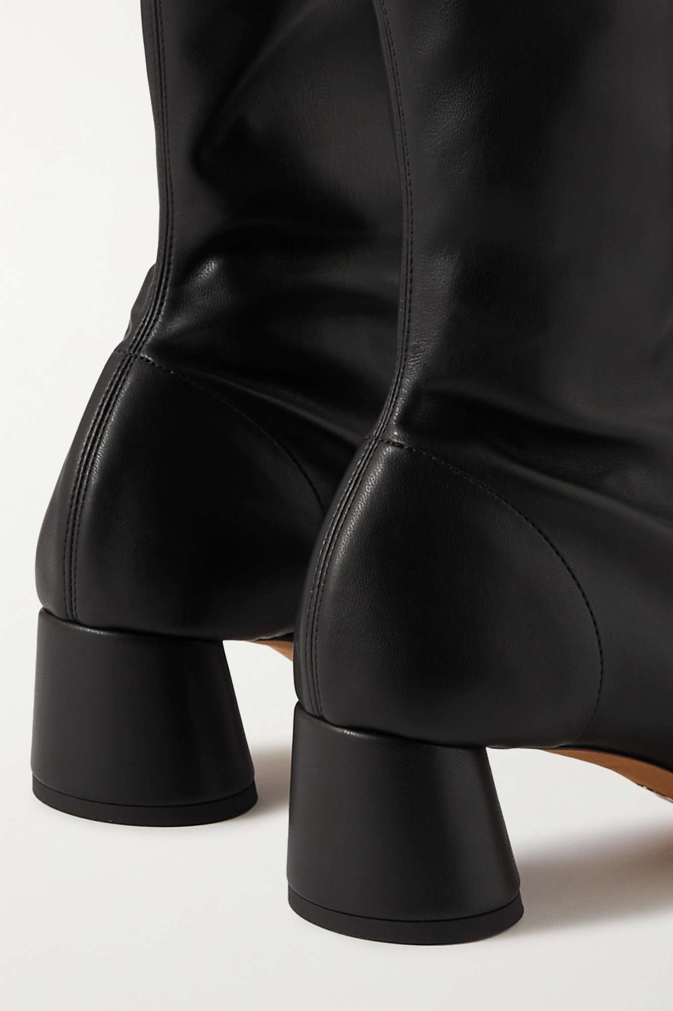 Glove leather ankle boots - 4