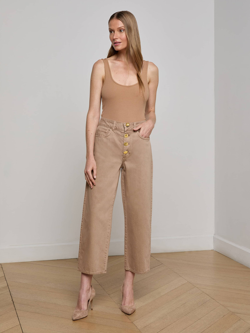 L'AGENCE Liora Cropped Jean outlook