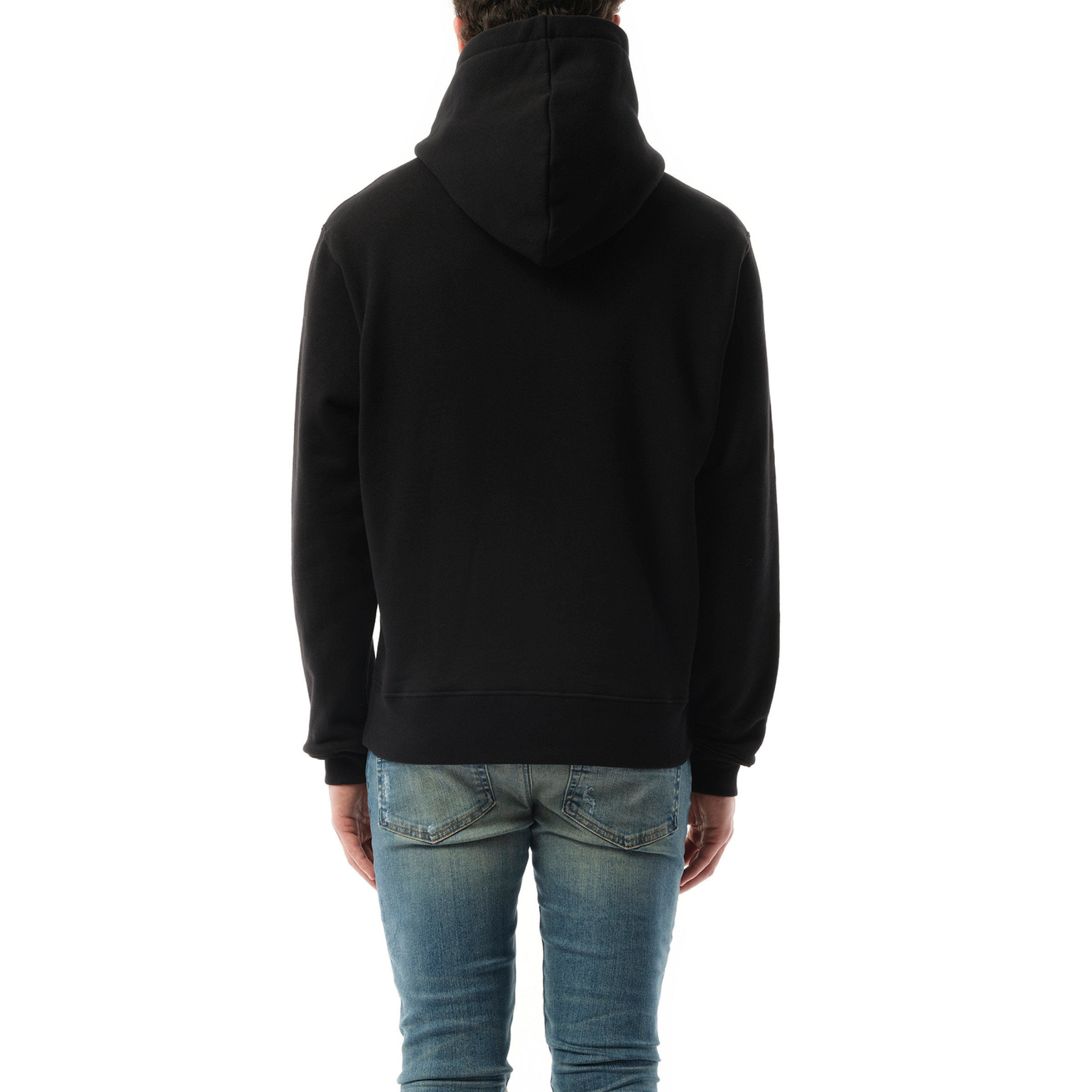 Amiri Staggered Hoodie in Black - 6