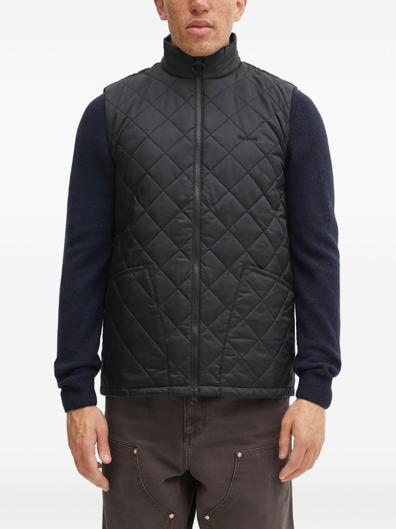 quilted zip gilet 1