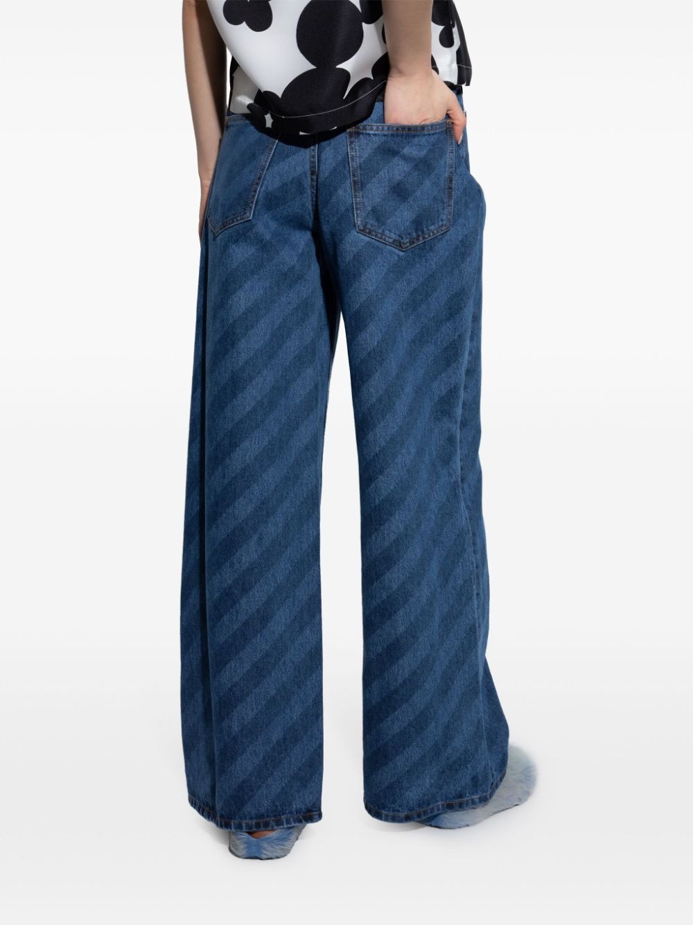 striped jeans - 4