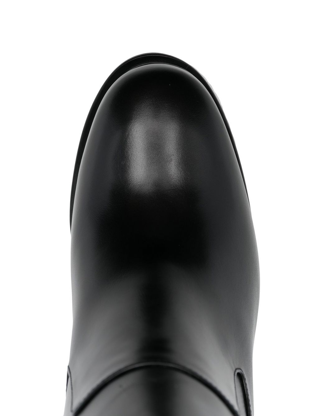130mm platform-sole eyelet boots - 4