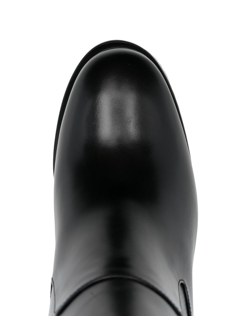 130mm platform-sole eyelet boots 4