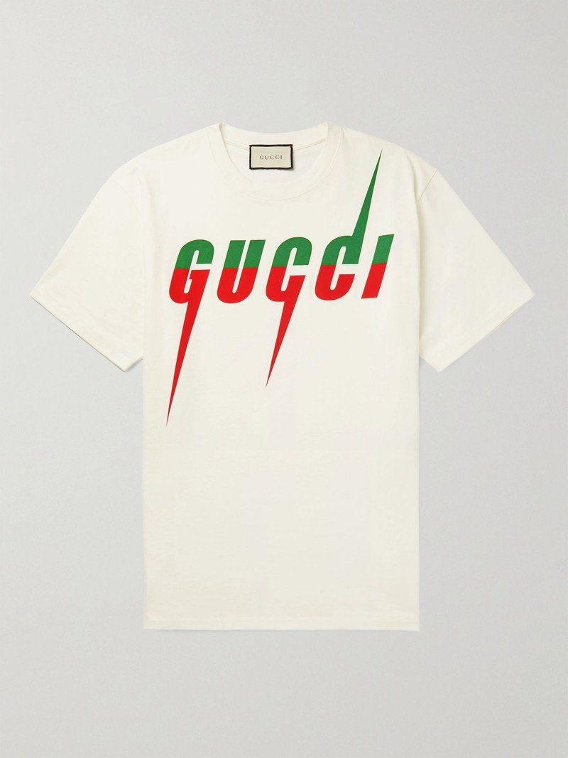 Oversized Logo-Print Cotton-Jersey T-Shirt - 1