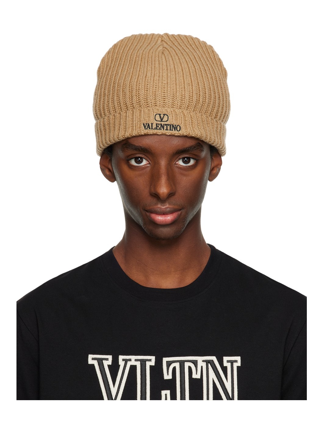 Beige Logo Beanie - 1