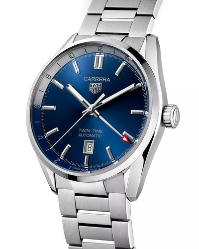 TAG Heuer Carrera Calibre 7 Twin Time Watch, 41mm outlook