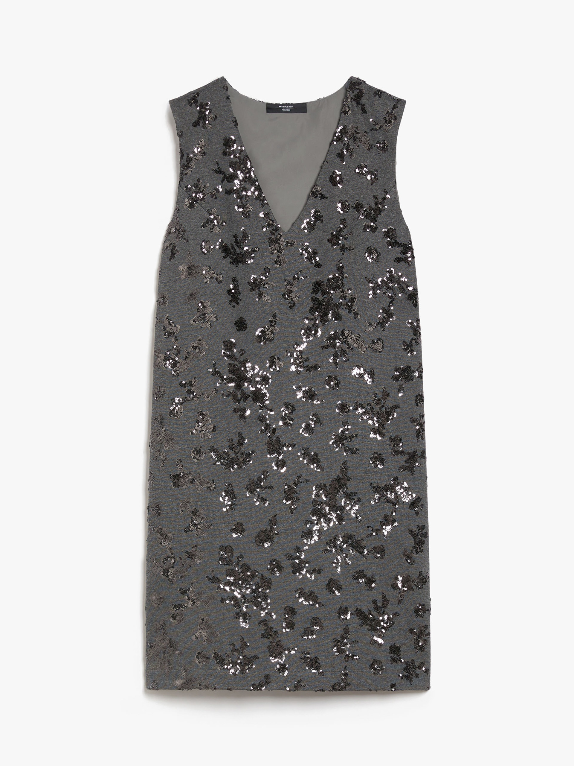 PESARO Milano-knit jersey dress with sequin detail - 1