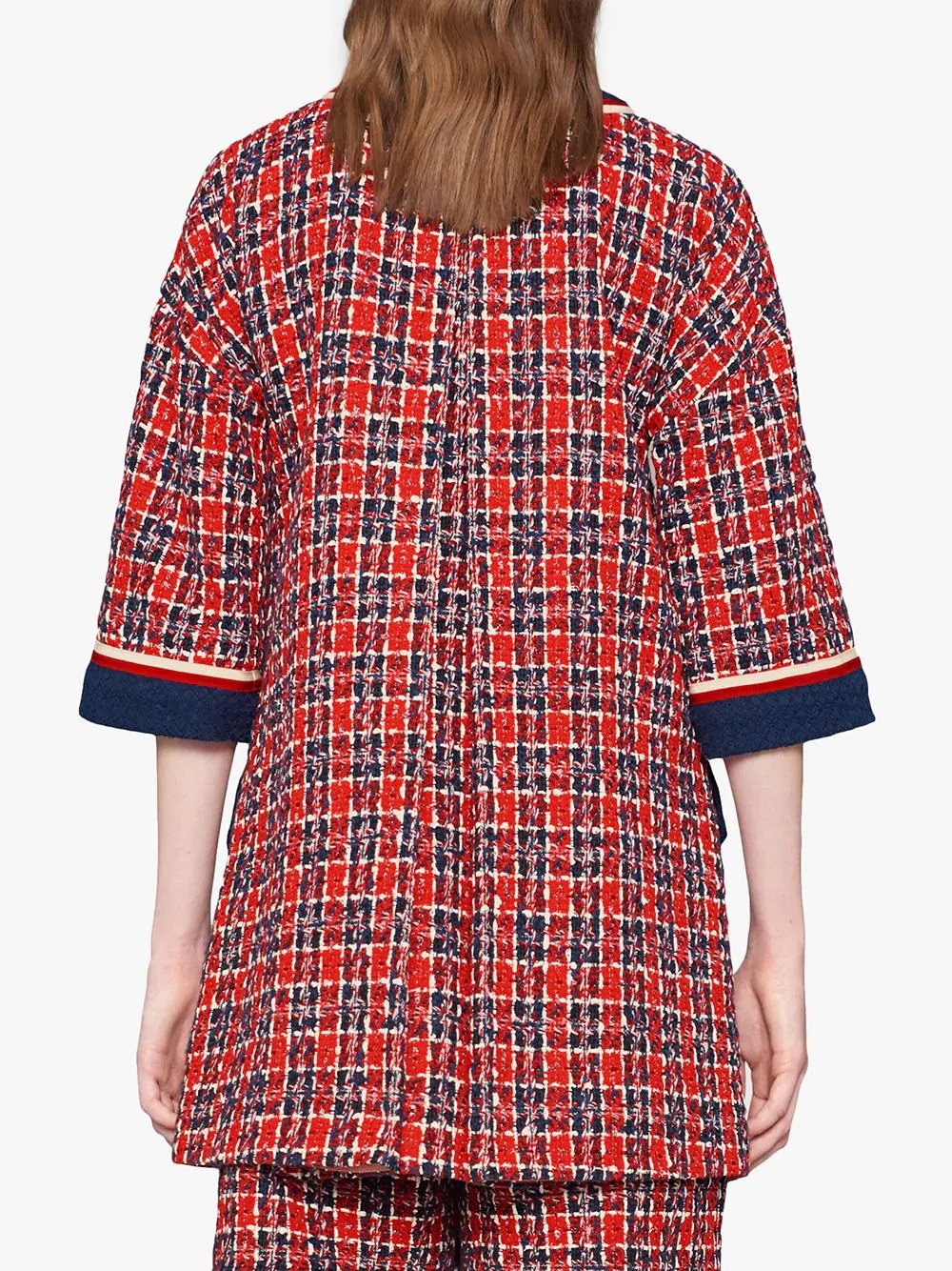 Tweed check tunic dress - 4