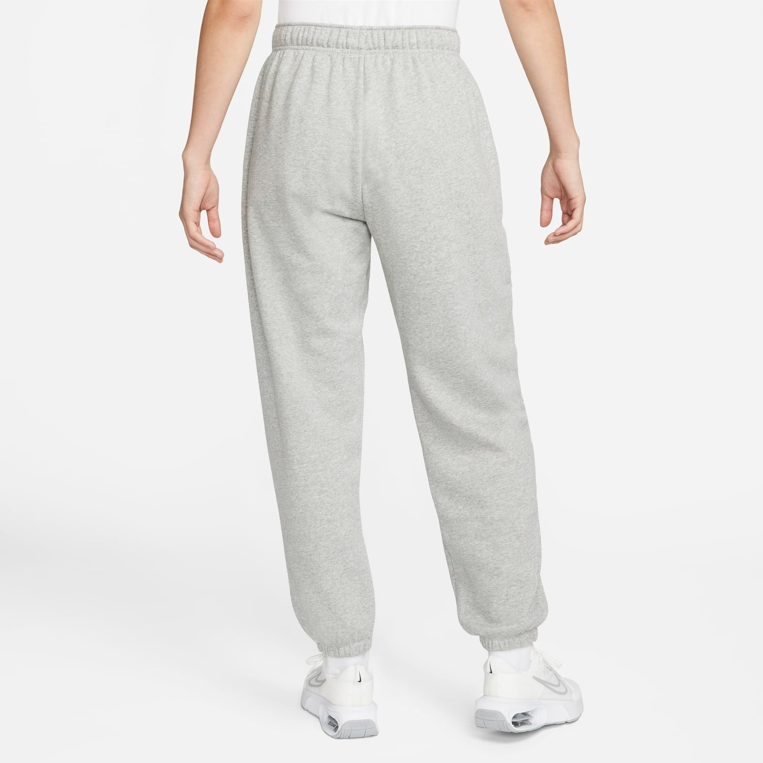 (WMNS) Nike Sportswear Club Oversized Fleece Sweatpants 'Grey' DQ5801-063 - 2