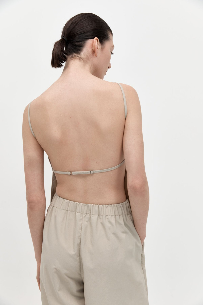 ST. AGNI Square Neck Top - Birch outlook