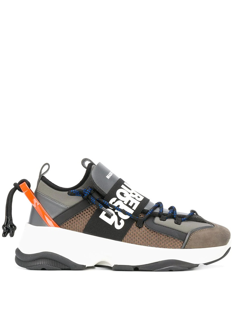 oversized tongue low top sneakers 1