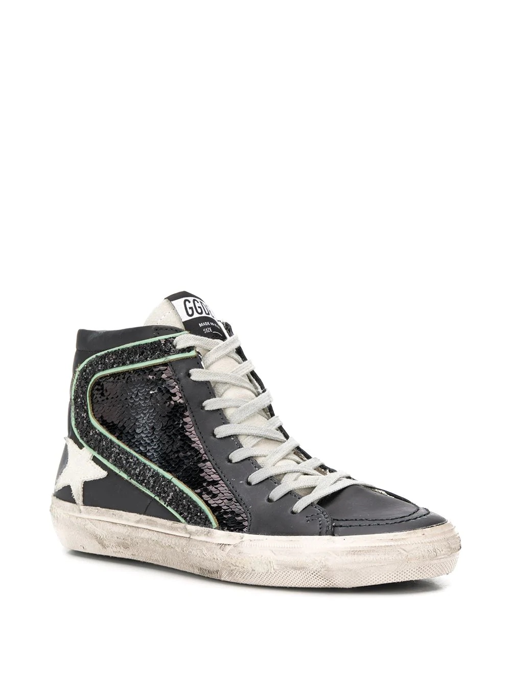 Ice Star sequinned high-top sneakers - 2