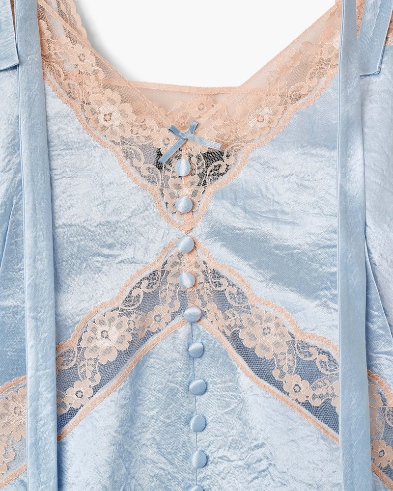 SATIN LACE SLIP TOP 7