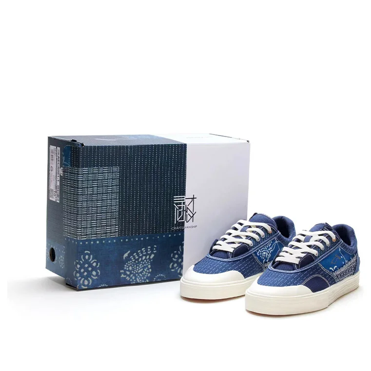 (WMNS) Li-Ning Wave Pro Low 50/50 'Blue White' AECS082-1 - 1