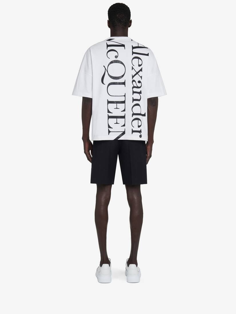 Men's Exploded Logo T-shirt in White - 5