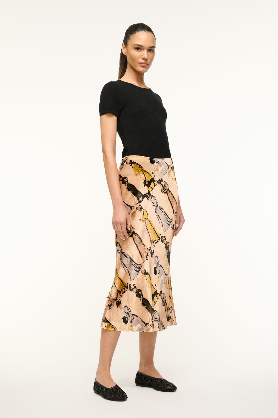 STAUD SADIE SKIRT WALK IN THE PARK - 4