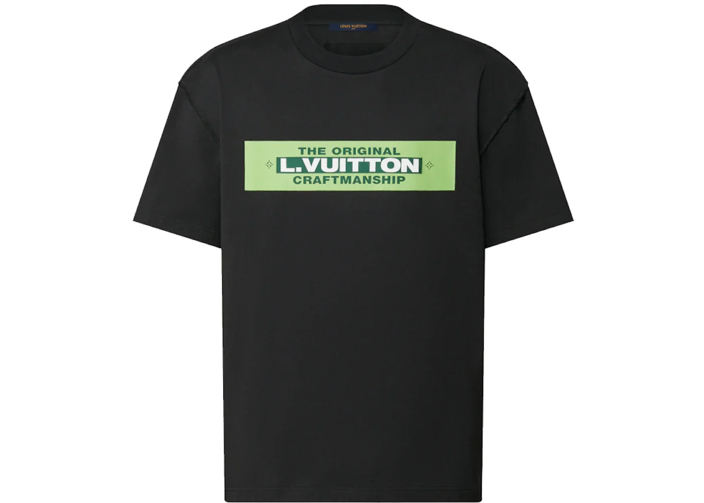 Louis Vuitton L.Vuitton Printed T-shirt Black - 1