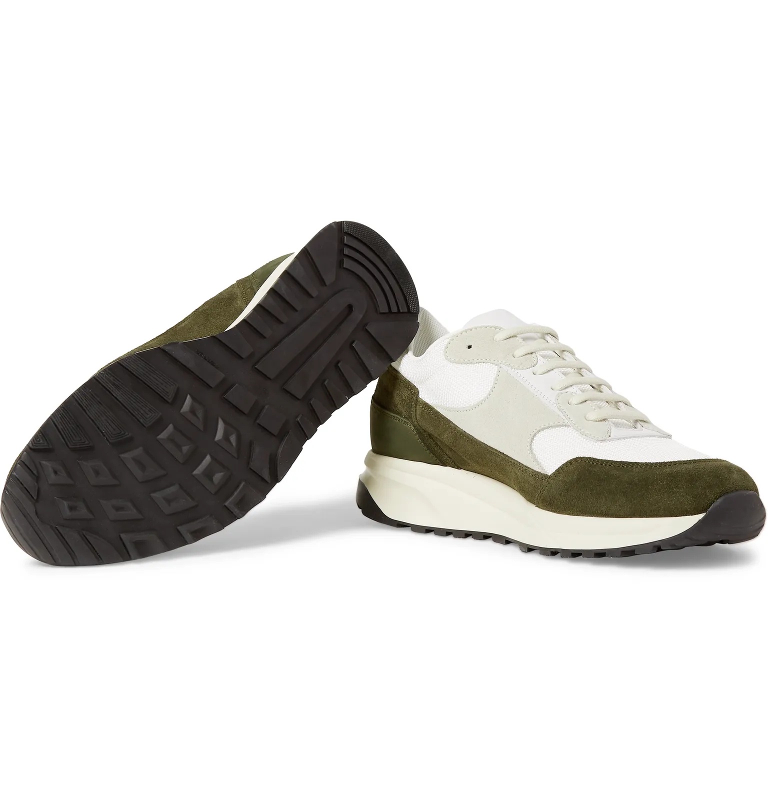 Track Classic Nubuck, Suede and Mesh Sneakers - 11