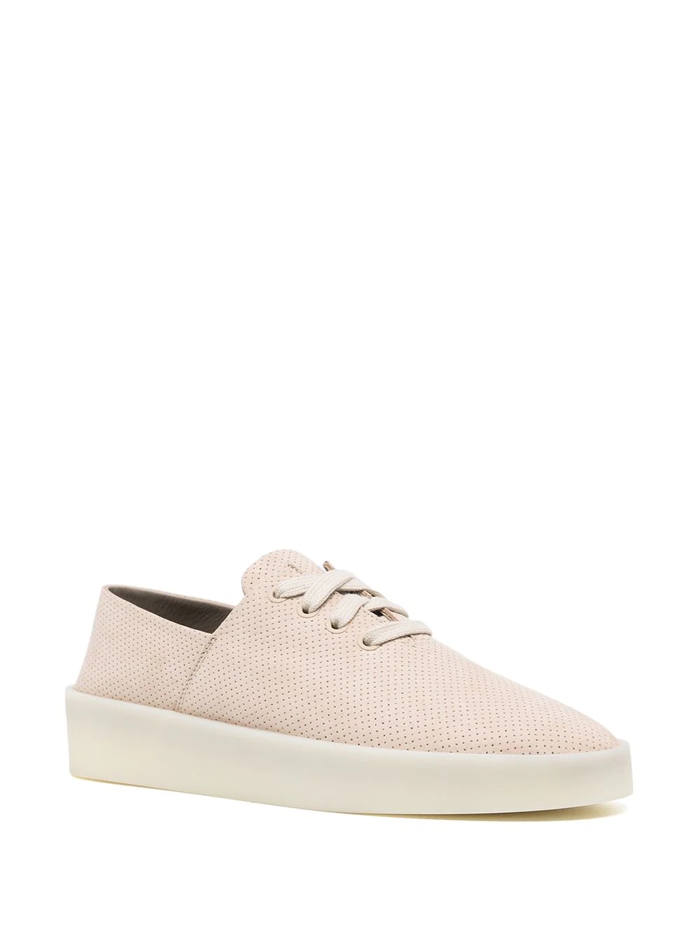 perforated low-top sneakers - 2