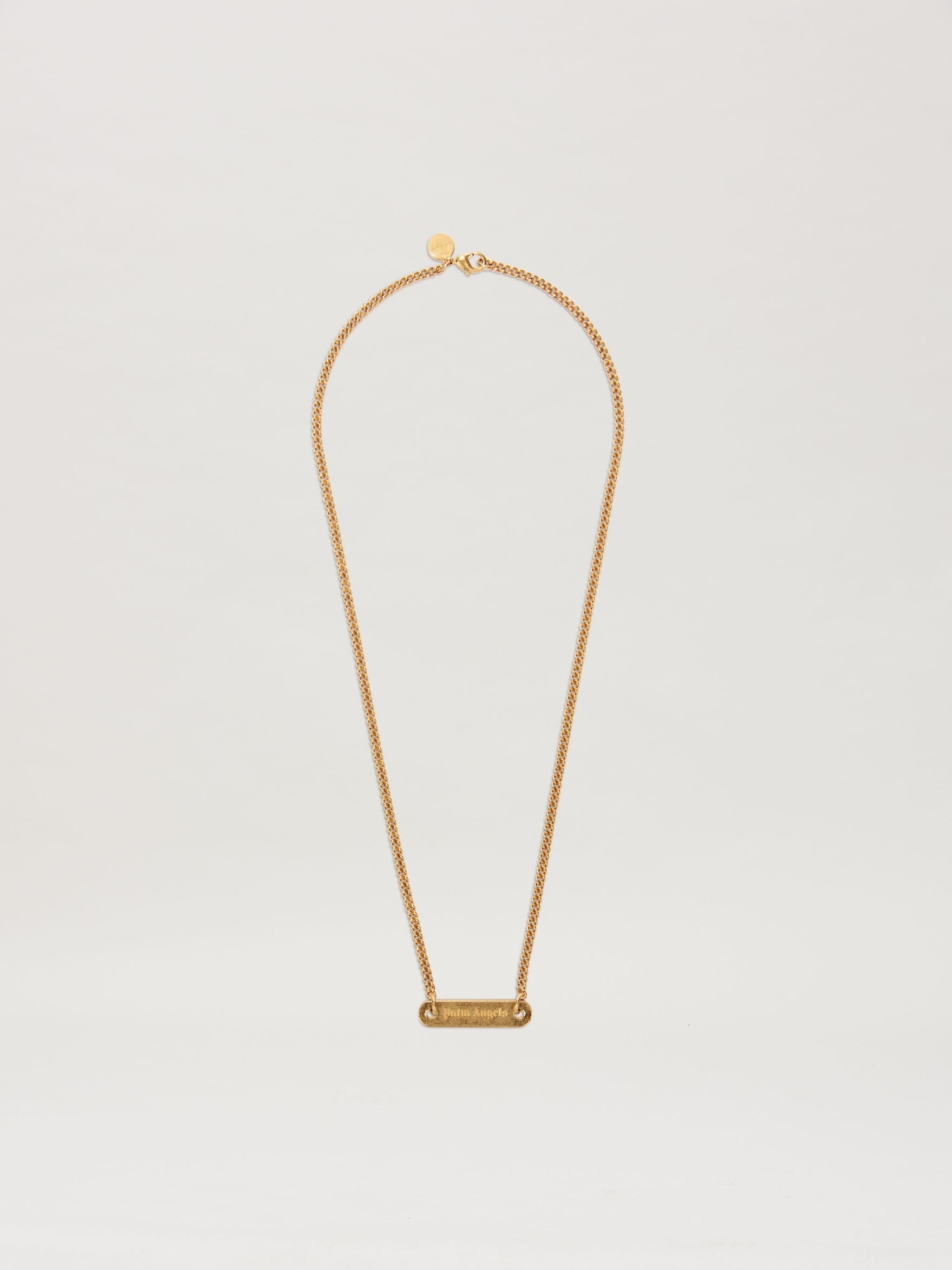 Logo Plate Necklace - 1