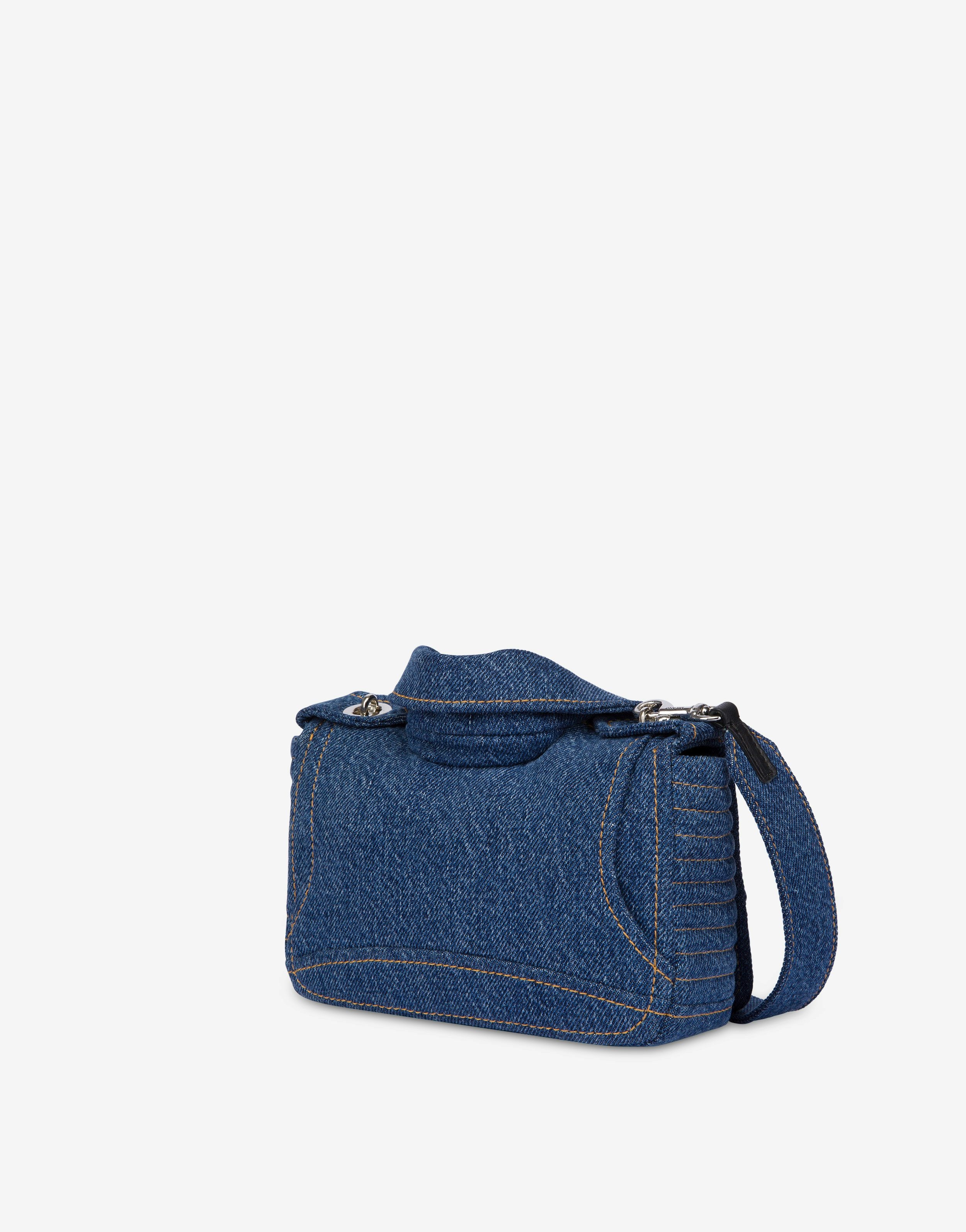 DENIM MOSCHINO BIKER BAG - 2