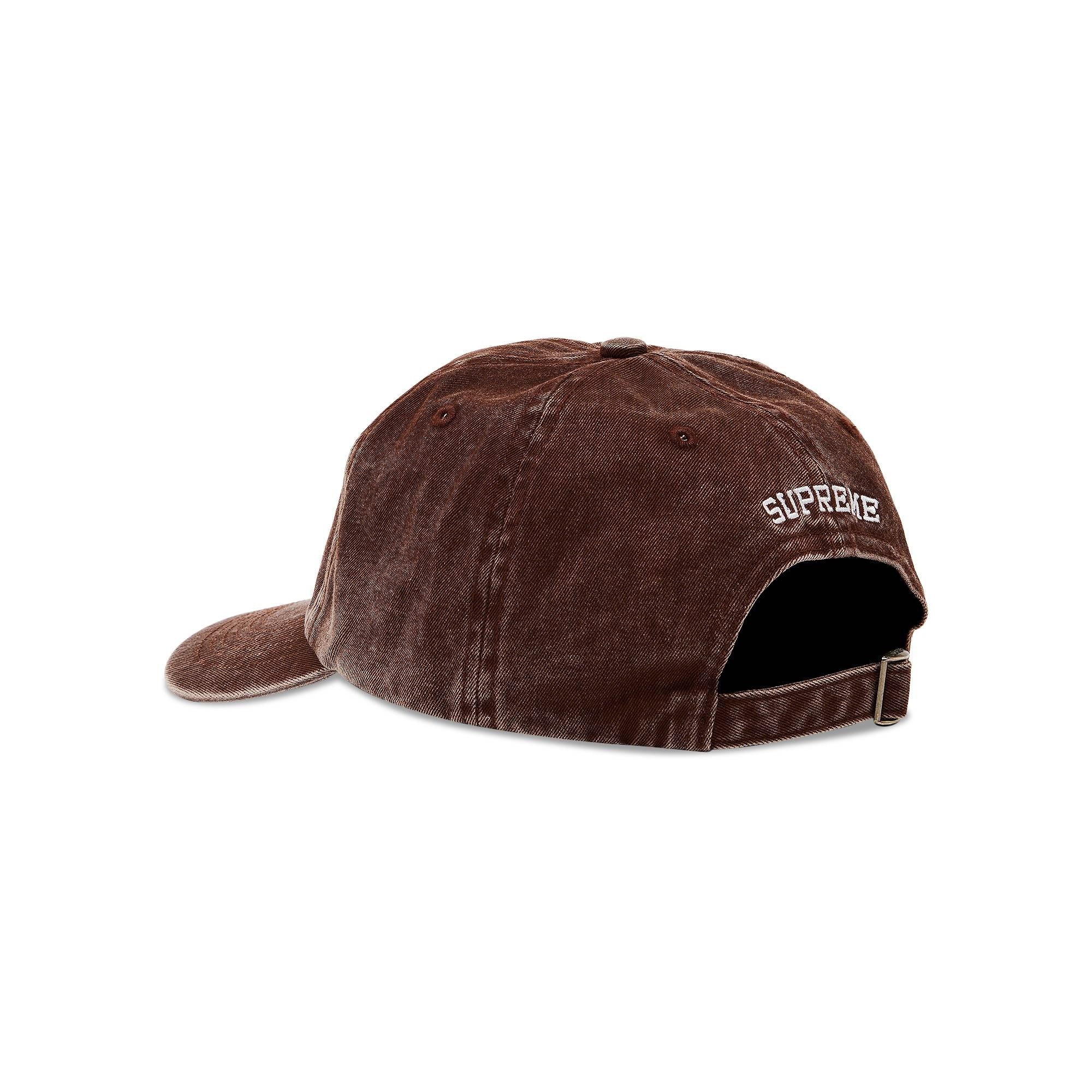 Supreme Pigment Print S Logo 6-Panel 'Brown' - 3