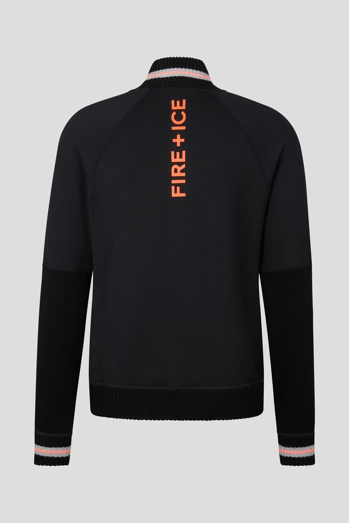 Hugh Half-zipper pullover in Black - 6
