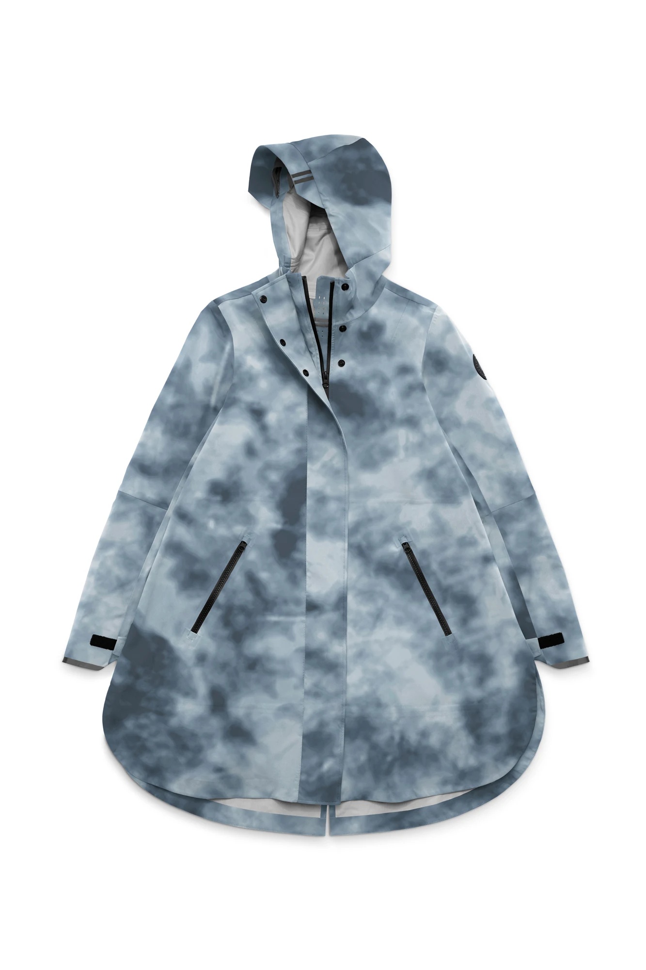 WOMEN'S KITSILANO RAIN JACKET BLACK LABEL PRINT - 1