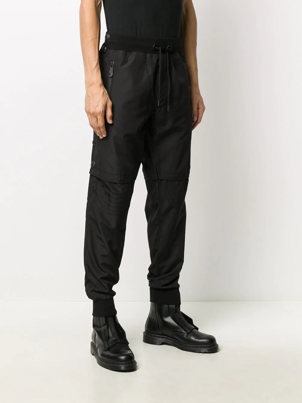 logo-patch technical track pants - 3